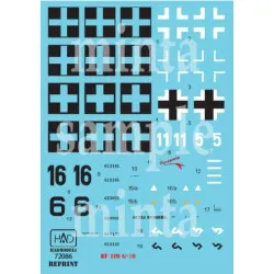 Had Models 72086 1/72 Decal For Messerschmitt Bf 109 G-10