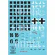 Had Models 72086 1/72 Decal For Messerschmitt Bf 109 G-10