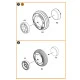Clear Prop 48038 1/48 Amx Ghibli Wheelset For Kinetic Hobbyboss Kits Accessories