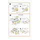 Clear Prop 72110 1/72 F84e G Thunderjet Painting Mask On Yellow Kabuki Paper For Italeri Academy Kits