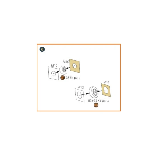 Clear Prop 72114 1/72 Emb145 Painting Mask On Yellow Kabuki Paper For Amodel Kits