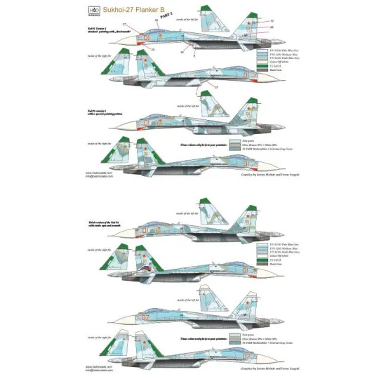 Had Models 72160 1/72 Decal For Su-27 Flanker B Accessories Kit