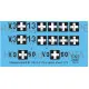 Had Models 72176 1/72 Decal For Messerschmitt Bf 109 G-2/G-4 Accessories Kit