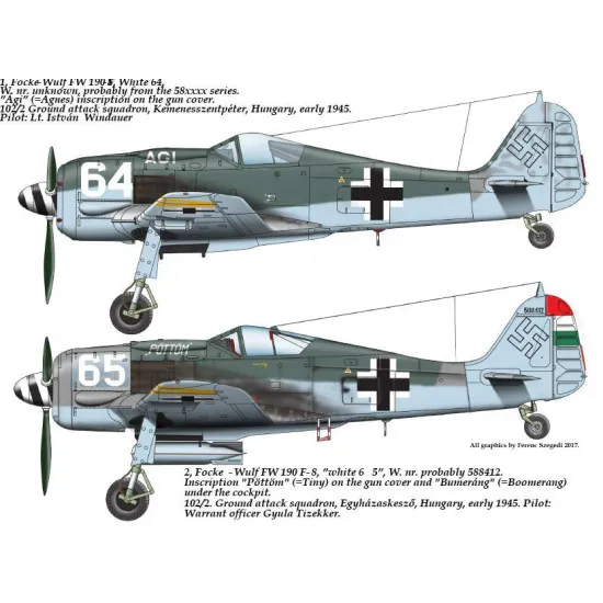 Had Models 72178 1/72 Decal Fw-190 F-8 Accessories Kit