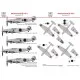 Had Models 72184 1/72 Decal For Messerschmitt Bf 109 A Accessories For Aircraft