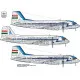 Had Models 72190 1/72 Decal For Il-14m Hungarina Air Liner / Air Transport