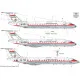 Had Models 72192 1/72 Decal For Tu-134 A Kormanygep / Government
