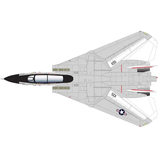 Had Models 72217 1/72 Decal For F-14a Black Aces Uss Nimitz Accessories Kit