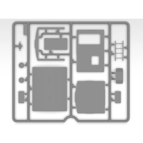 Icm 35586 1/35 Wwii British Army Mobile Chapel Plastic Model Kit