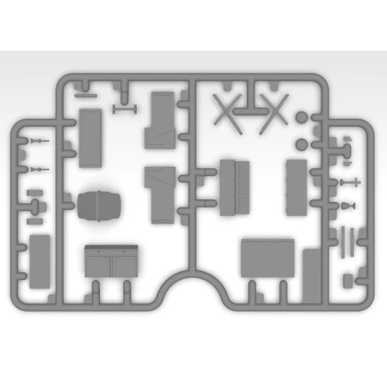 Icm 35586 1/35 Wwii British Army Mobile Chapel Plastic Model Kit