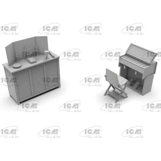 Icm 35586 1/35 Wwii British Army Mobile Chapel Plastic Model Kit