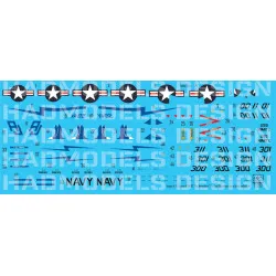 Had Models 72222 1/72 A-7e Corsair Ii Va-82 The Marauders In The Final Count