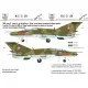 Had Models 72235 1/72 Decal For Mig-21 Um 5091 Dongo Squadron With Star National Insignias