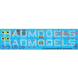 Had Models 72263 1/72 Decal War Losses Ukrainian And Russian Destroyed Su-25s
