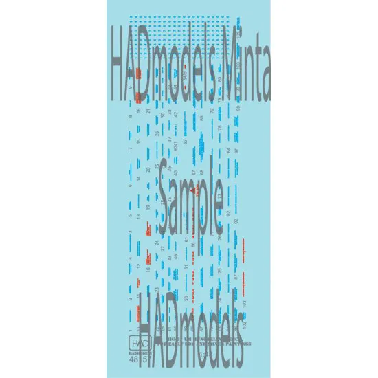 Had Models 48157 1/48 Decal For Mig-21 Um Hunaf Stencils For Ddr And Silver