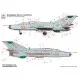 Had Models 48157 1/48 Decal For Mig-21 Um Hunaf Stencils For Ddr And Silver