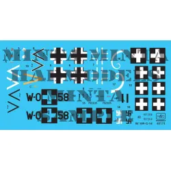 Had Models 48174 1/48 Decal For Messerschmitt Bf 109 G-14 Accessories Kit