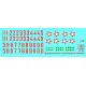 Had Models 48190 1/48 Decal For Hungarian National Insignias And Numbers For Mig Types 1951-1990