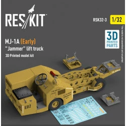 Reskit Rsk32-0003 1/32 Mj1a Early Jammer Lift Truck 3d Printed Model Kit