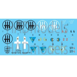 Had Models 48238 1/48 Decal For Cr-42 Italian Night Figthers Accesories Kit