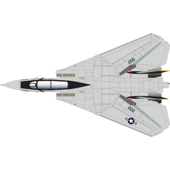 Had Models 48251 1/48 Decal Fot F-14a Jolly Rogers In Action In The Final Countdown