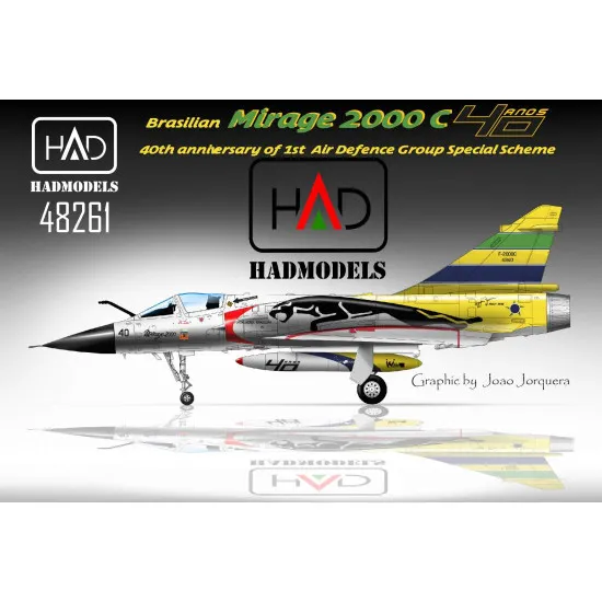 Had Models 48261 1/48 Decal For Mirage 2000c 40th Anniversary Of 1st Air Defence Group