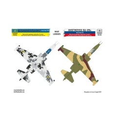 Had Models 48263 1/48 Decal Ukrainian And Russian Destroyed Su-25s War Losses
