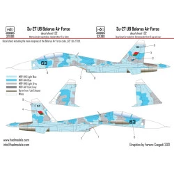 Had Models 32088 1/32 Decal For Su-27 Ub Belarus Accessories For Aircraft