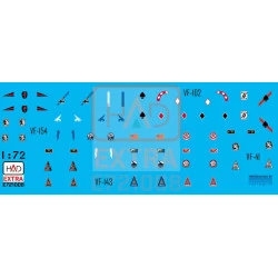 Had Models E721008 1/72 Decal For F-14a/D Helmet And Dress Sewing Marlkings Vf-143 Vf-213 Vf-41