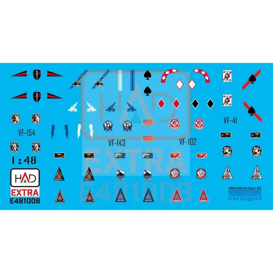 Had Models E481008 1/48 F-14a/D Helmet And Dress Sewing Marlkings Vf-143 Vf-213