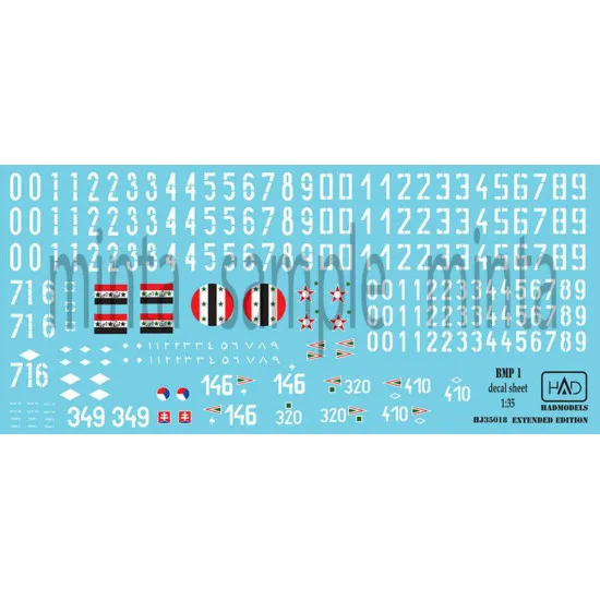 Had Models 035018 1/35 Decal For Bmp1 Extended Version Hungarian Markings Czech Slovak Irak Had Models 035018 1/35 Decal For Bmp1 Extended Version Hungarian Markings Czech Slovak Irak