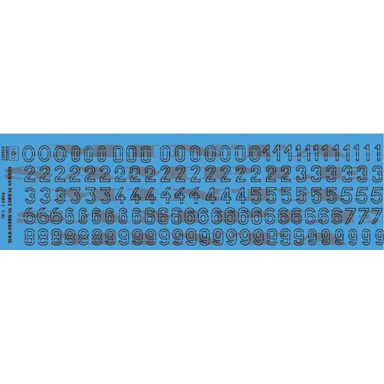 Had Models 035027 1/35 Decal For German Ww2 Turret Numbers Part 7