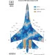 Had Models 48260 1/48 Decal For Su-27 Ub Ukrainian Digital Camouflage