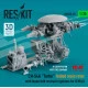 Reskit Rsu35-0045 1/35 Ch54a Tarhe Folded Main Rotor With Blade Fold Restraint Systems For Icm Kit 3d Printed