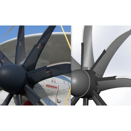 Cat4 R48090 1/48 Hs Np2000 Prop For E-2c/C-2a Kinetic / Italeri 2pcs