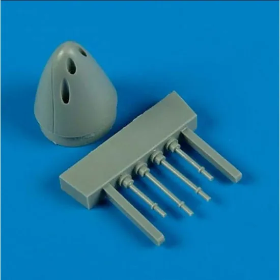 Quickboost 72393 1/72 F9f-2 Panther Correct Nose With Gun Barrels For Hobby Boss