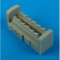Quickboost 72399 1/72 Bf 109e Exhaust For Airfix Accessories Kit