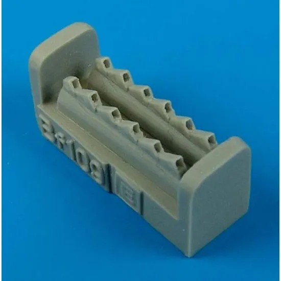 Quickboost 72399 1/72 Bf 109e Exhaust For Airfix Accessories Kit