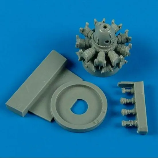 Quickboost 72405 1/72 F6f Hellcat Engine For Eduard Accessories Kit