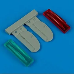 Quickboost 72413 1/72 Spitfire Mk.ix Position Lights And Rudder For Hasegawa