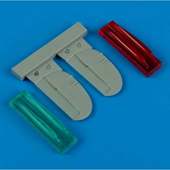 Quickboost 72413 1/72 Spitfire Mk.ix Position Lights And Rudder For Hasegawa