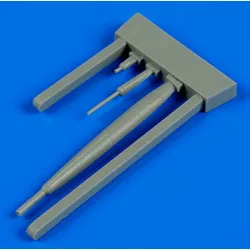 Quickboost 72464 1/72 Mig-15bis Gun Barrels For Eduard Accessories Kit