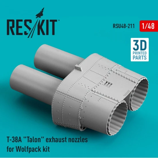 Reskit Rsu48-0211 1/48 T38a Talon Exhaust Nozzles For Wolfpack Kit 3d Printed