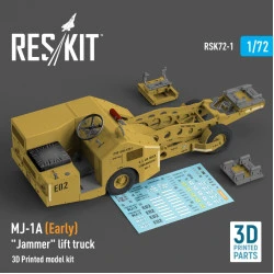 Reskit Rsk72-0001 1/72 Mj1a Early Jammer Lift Truck 3d Printed Model Kit