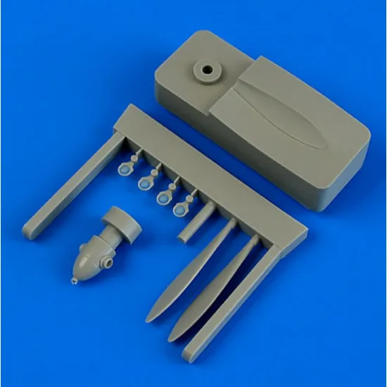 Quickboost 72498 1/72 I-153 Propeller A W/Tool For Icm Accessories Kit