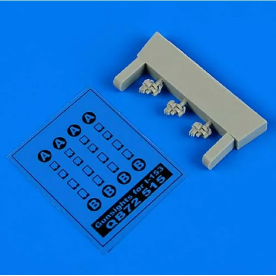 Quickboost 72515 1/72 I-153 Chaika Gunsights Accessories Kit