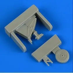 Quickboost 72567 1/72 A-1j Skyraider Tailwheel For Hasegawa Accessories