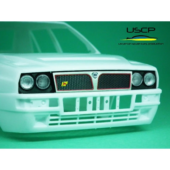 Uscp 24a074 1/24 Delta Integrale Front Grill Late For Hasegawa Resin Kit