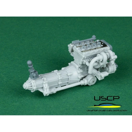 Uscp 24t063 1/24 Sierra Cosworth 4x4 Engine Bay Super Detail Set For D.modelkit