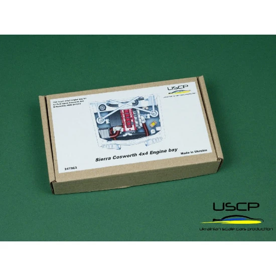 Uscp 24t063 1/24 Sierra Cosworth 4x4 Engine Bay Super Detail Set For D.modelkit